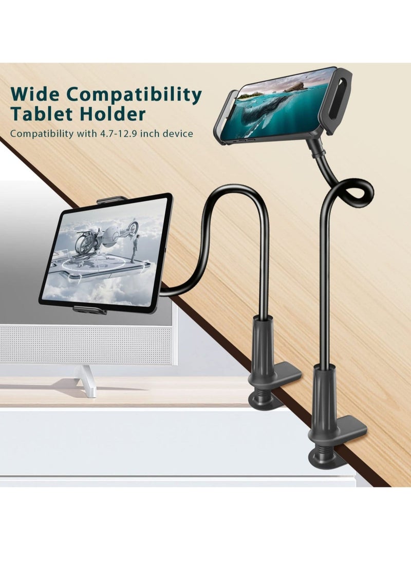 ELTRAZONE Universal Tablet Mount Holder 360 Flexible Lazy Arm Holder Clamp Mount Bracket Bed for 4"-10.6" iPad Air Pro mini, Samsung, Huawei Tab - Image 2