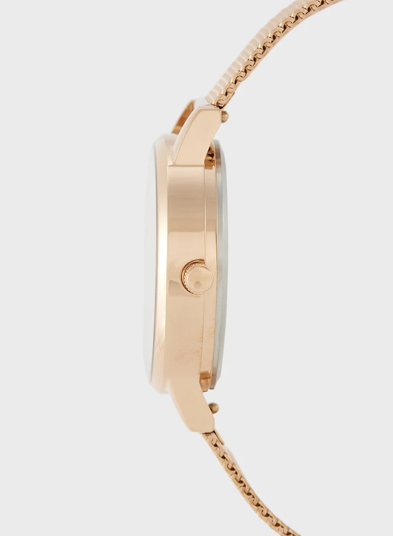 OLIVIA BURTON White Dial Mesh