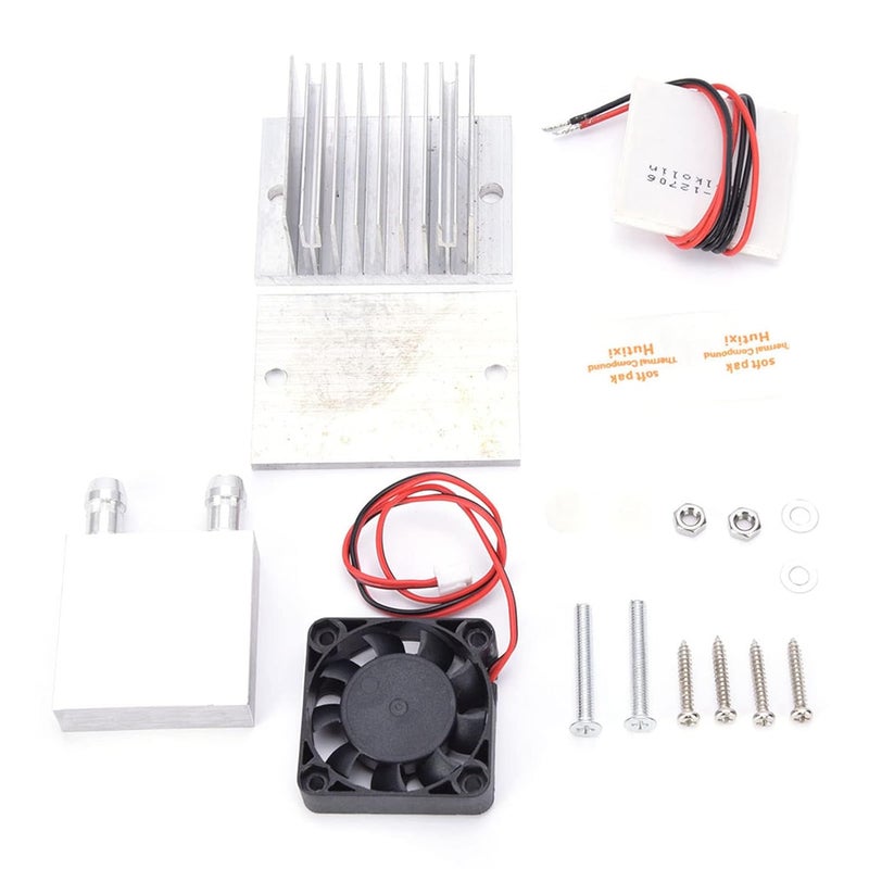 TEC1 12706 Semiconductor Thermoelectric Peltier Cooler DIY Water Cooling System Kit - Image 2
