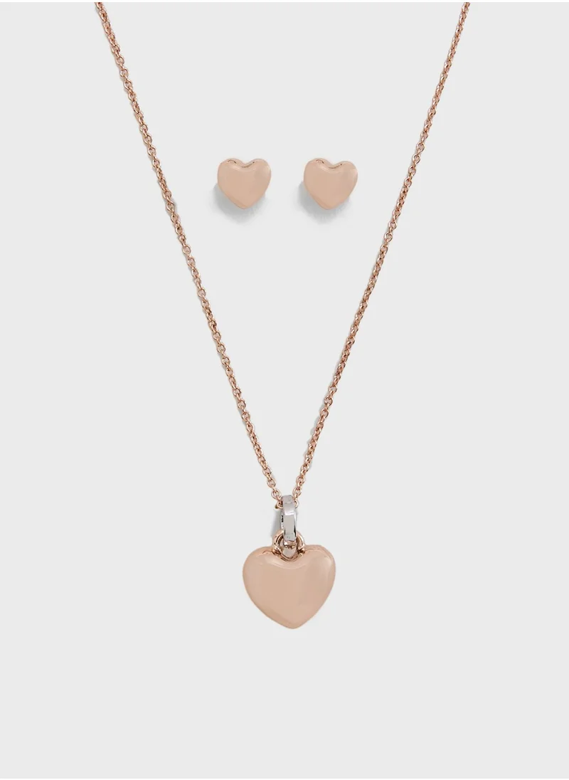 BUCKLEY LONDON Puffed Heart Gift Set