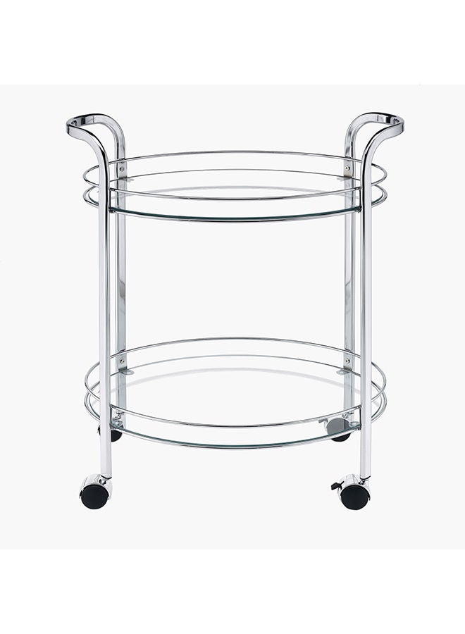 Home Box Blair 2-Tier Serving Trolley 46.5 x 78 x 67 cm  - Image 2
