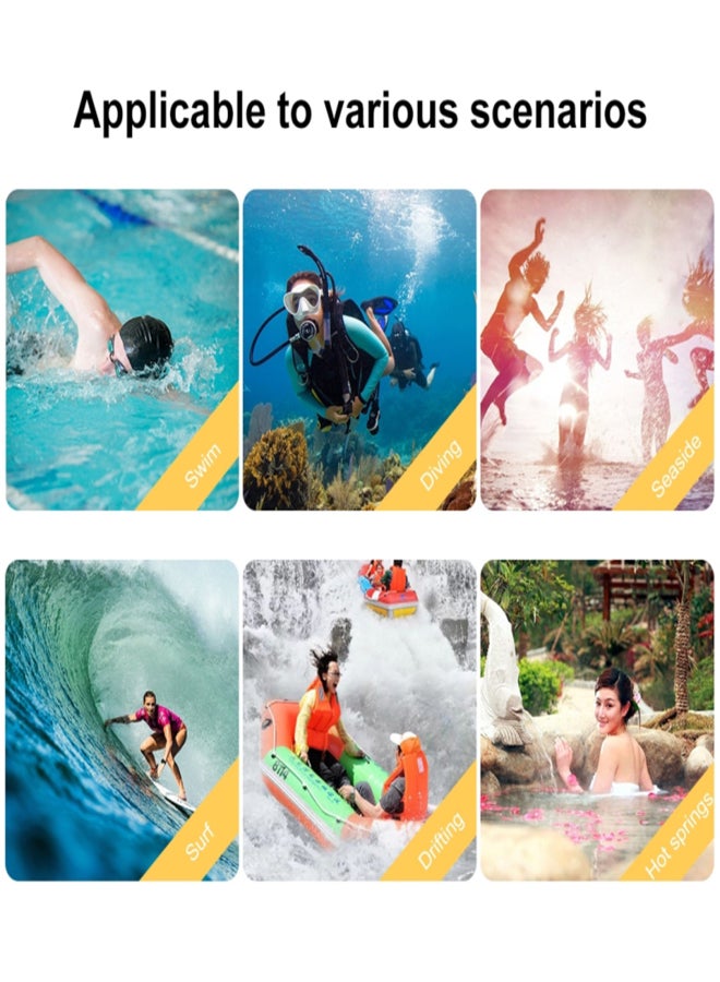 PULUZ for Apple 15 Pro / 14 / 14 Pro / 13 / 13 Pro / 12 Pro / 12 Submersible Waterproof Case PC+Glass Case 40m Waterproof - Image 2