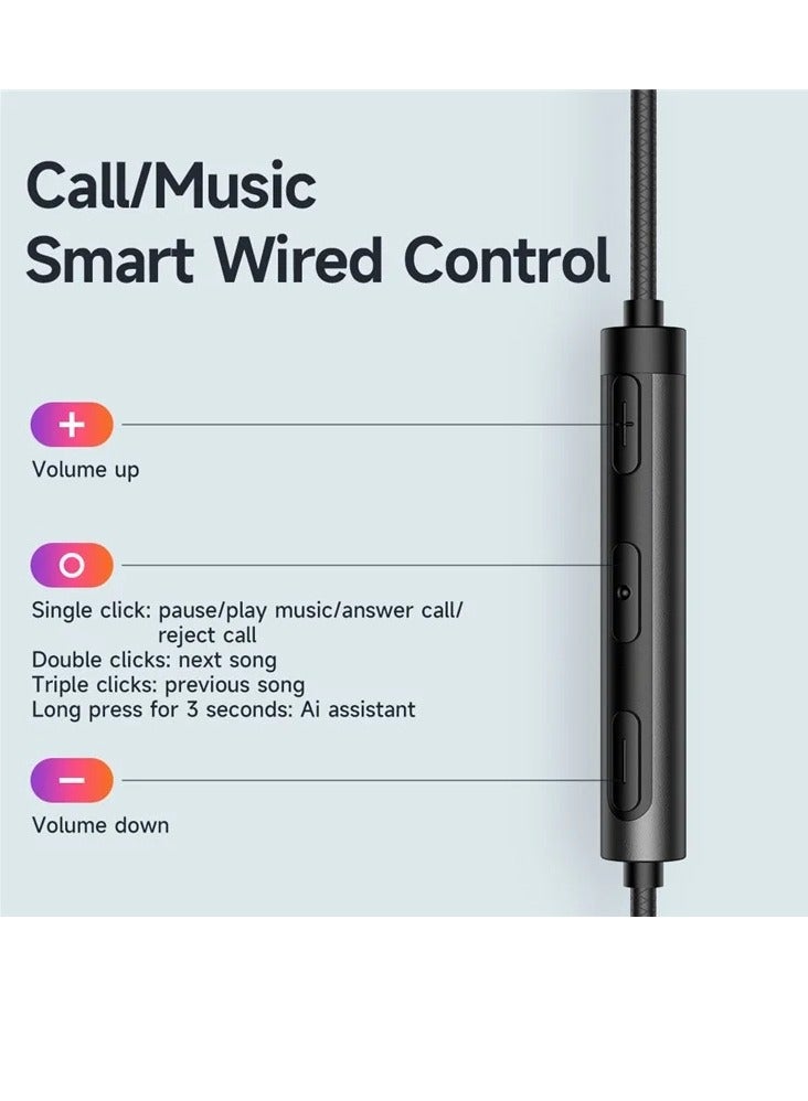 MCDODO Type-C Stereo Sound Wired Earphone HD Call Microphone Headphone HP-4070 - Image 2