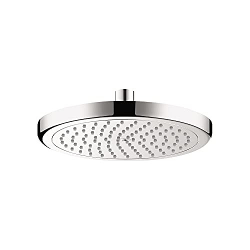 hansgrohe Croma 9-inch Showerhead Premium Modern 1-Spray RainAir Air Infusion with Airpower with QuickClean in Chrome, 26465001 - Image 1