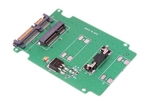NOYITO mSATA to SATA 3.0 Adapter Converter Card 50mm mSATA SSD to 2.5” SATA SSD 15+7 Pin Adapter - Image 1
