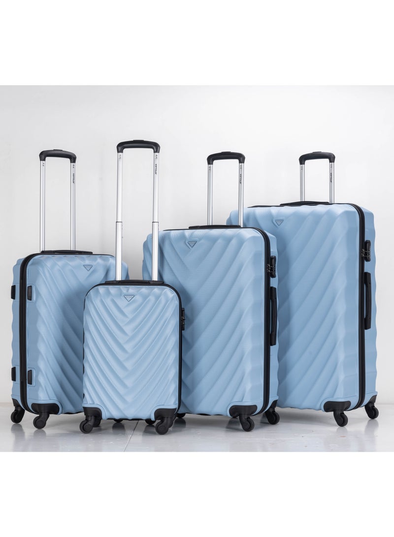VIPTOUR Set of 4 ABS Trolley Luggage With Number Lock 20,24,28,32 Inches - Image 1