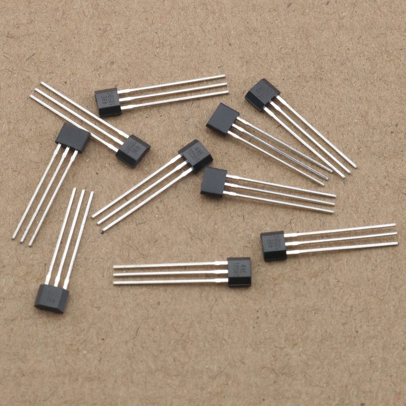 ZCZQC Linear Hall Effect Sensors ZCZQC 10PCS 49E OH49E SS49E S49E TO-92 3 Pins Linear Hall Effect Sensor Element Switches Magnetic Detector for Electric Vehicle Motor Repair  - Image 4