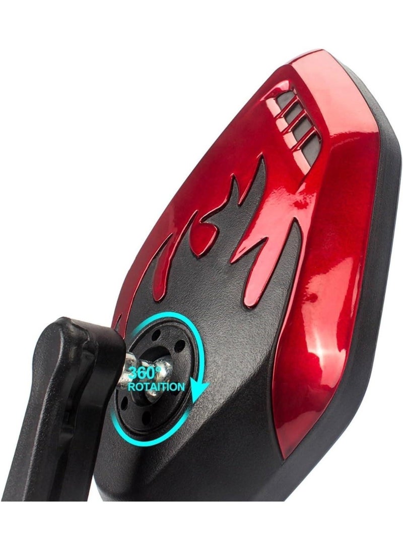 مجموعة مرايا الرؤية الخلفية للدراجات النارية، اختيار عشوائي للألوان - Image 2