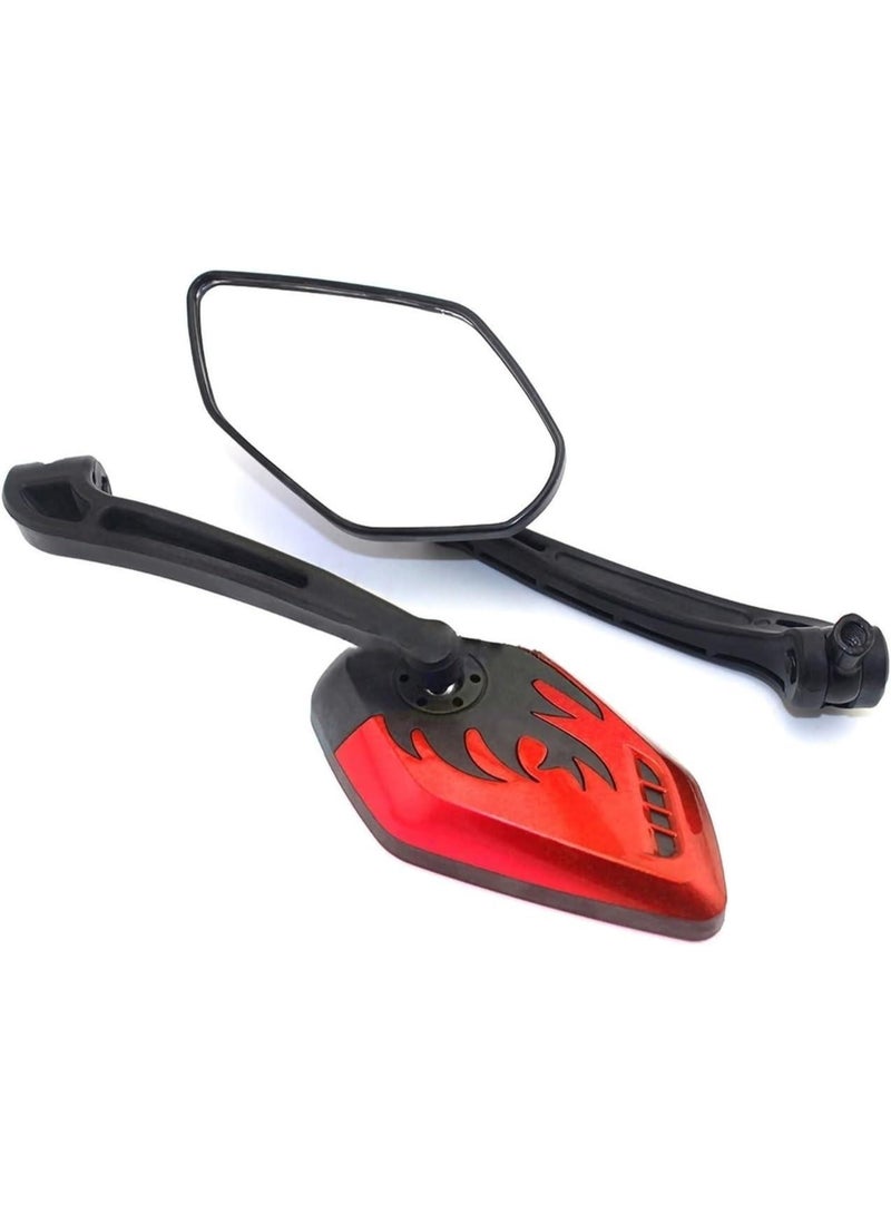 مجموعة مرايا الرؤية الخلفية للدراجات النارية، اختيار عشوائي للألوان - Image 4