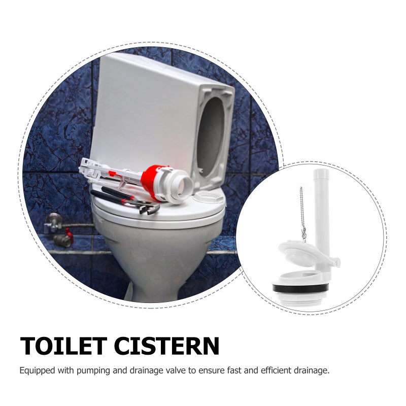 🚽 طقم براغي وصمام غلق وخاتم ختم لخزان مياه الحمام مع توافق عالمي وتركيب سهل - Image 4