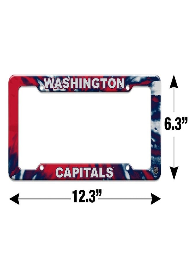 GRAPHICS & MORE Washington Capitals Tie Dye License Plate Tag Frame - Image 4