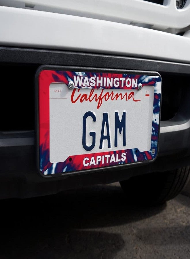 GRAPHICS & MORE Washington Capitals Tie Dye License Plate Tag Frame - Image 2
