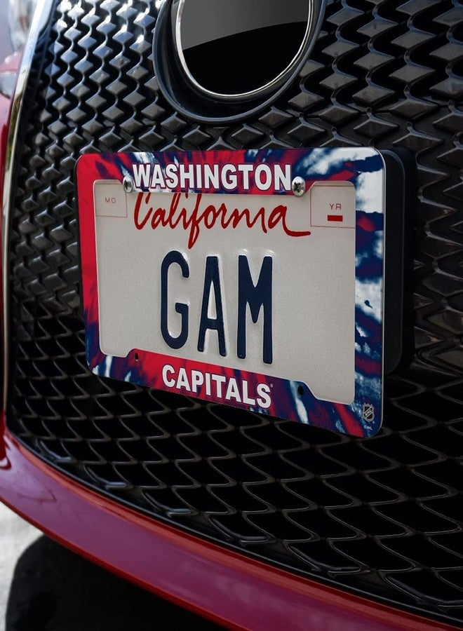 GRAPHICS & MORE Washington Capitals Tie Dye License Plate Tag Frame - Image 3