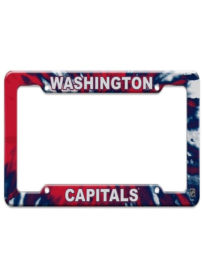 GRAPHICS & MORE Washington Capitals Tie Dye License Plate Tag Frame - Image 1