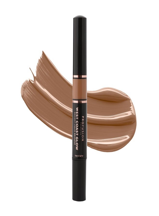 Profusion Cosmetics West Coast Glow Bronzer Experience Radiant Sun-Kissed Beauty with Vitamin-Infused Liquid Formula, Lightweight, Buildable Suitable for All Skin Tones (Newport) - Image 1