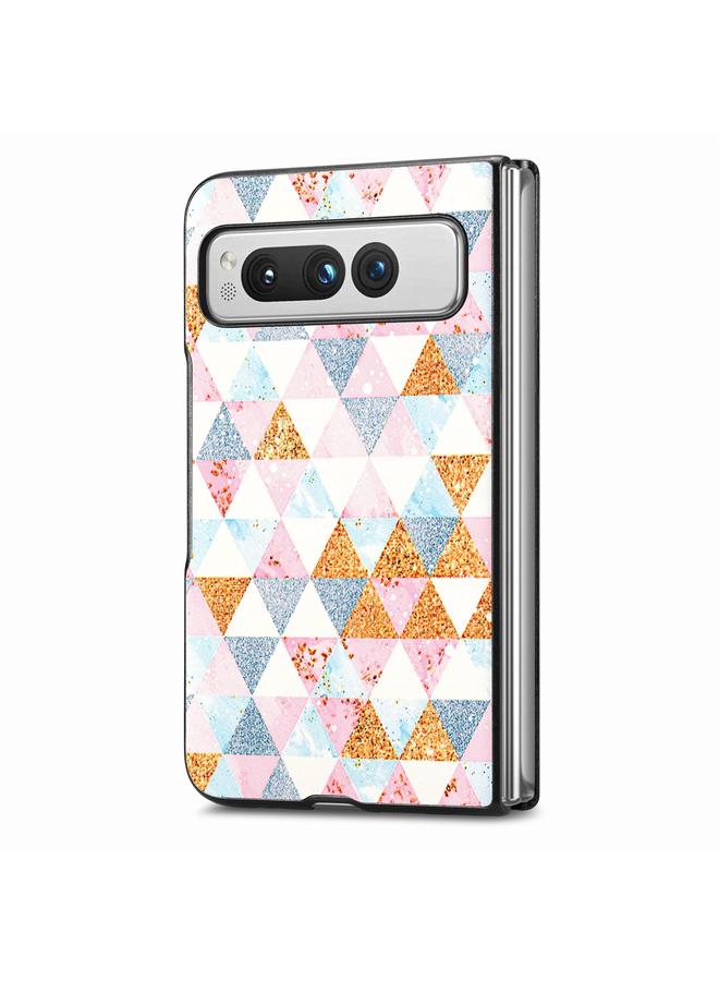 S-TOP Case For Google Pixel Fold Colored Drawing Leather Skin Back Cover Phone Case - Image 2
