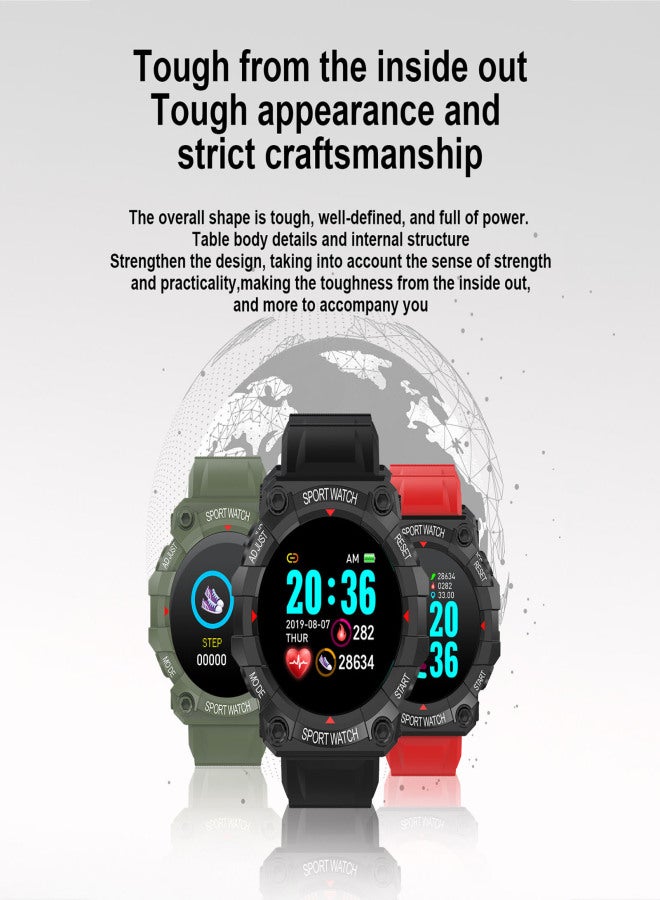 FD68 Fashion Intelligent Sport Watch High Definition Digital Display IP67 Waterproof Heart Rate Sleeping Monitor Multifunctional BT Sport Watch - Image 3