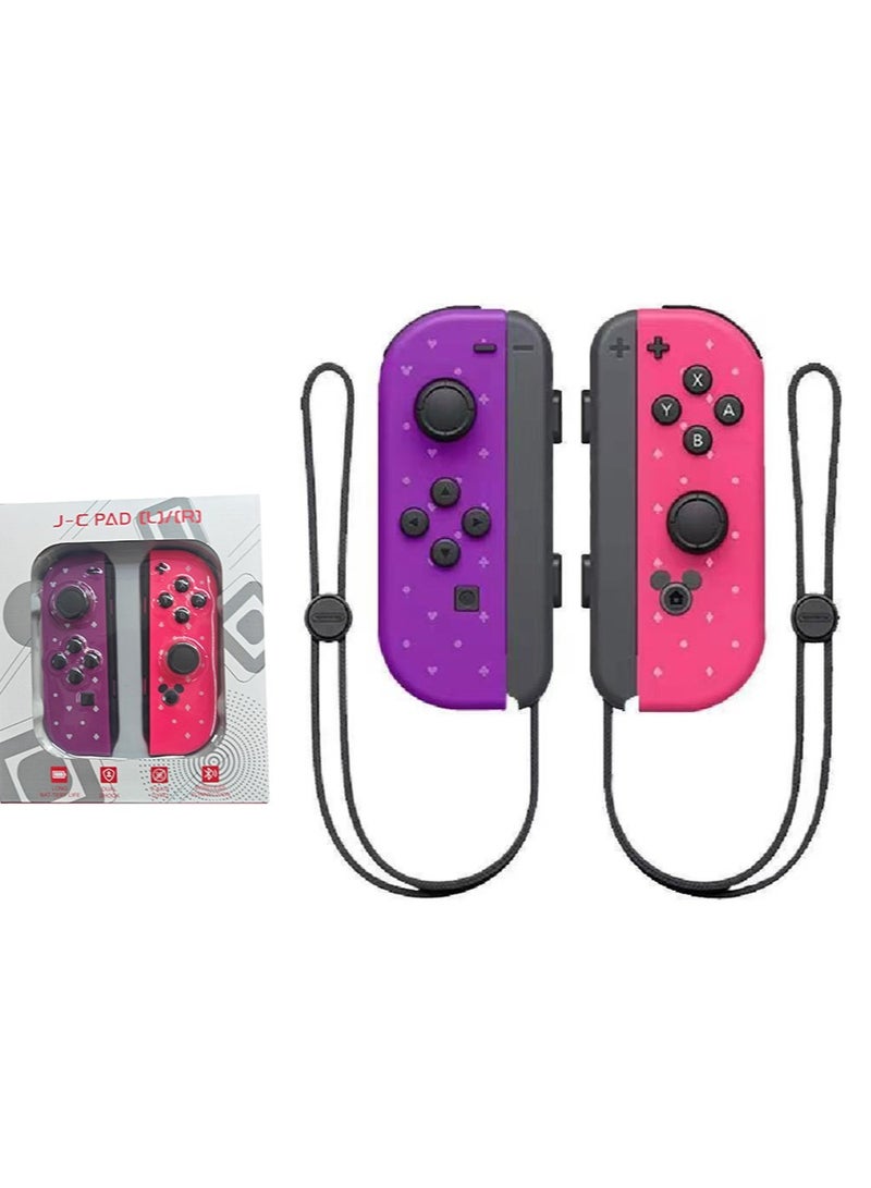 Wireless Controller for Nintendo Switch, L/R Controllers Replacement Compatible with Nintendo Switch/Lite/OLED, Joystick with Wake-up/Screenshot/Dual Vibration/Motion Control Function 