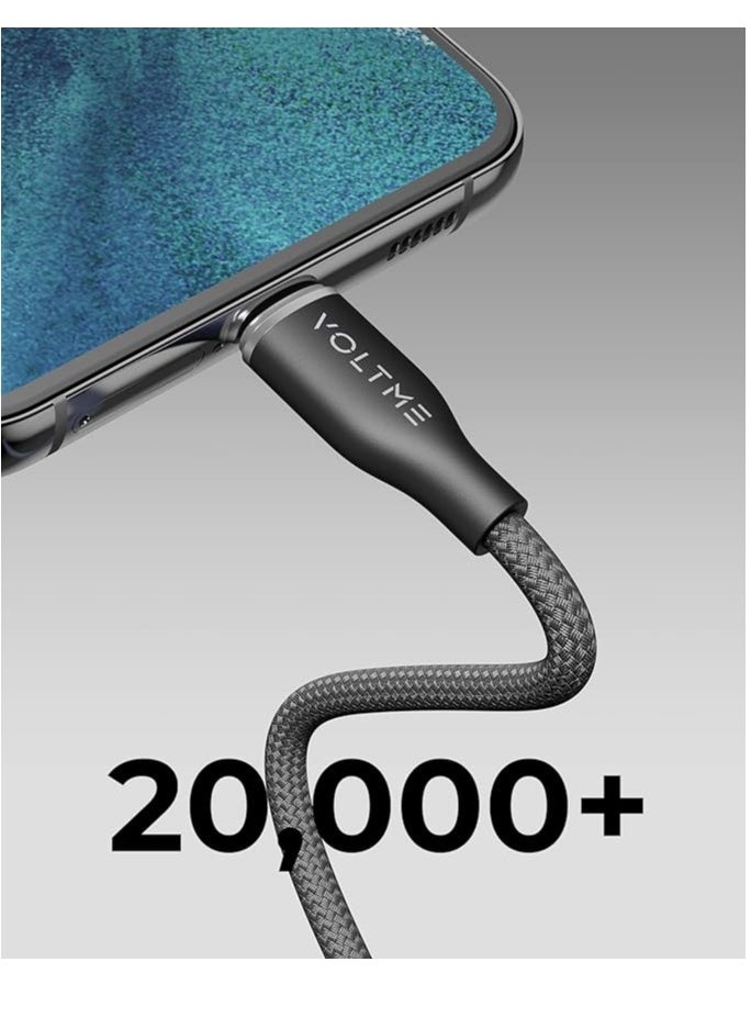 VOLTME - 30W iPhone 16 Pro Charger Cable & Wall Charger, [Revo 30W GaN] USB-C Power Adapter with PPS & PD 3.0, Type-C Plug Fast Charger with 60W USB Cable for iPhone 16 Pro Max/16 Pro/16 Plus/15 Pro/15 Plus, Compatible with MacBook Air, iPad, AirPods, Samsung, Xiaomi, OnePlus & More, High-Speed Charging Accessory - Image 1