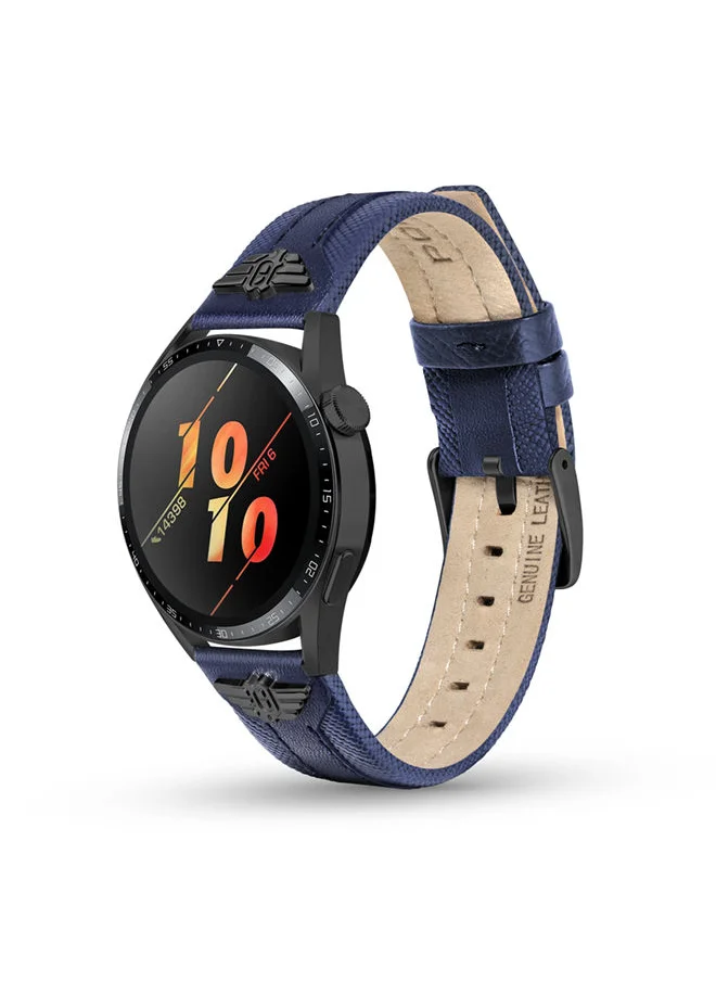 بوليس Wings Blue Leather Watch Straps