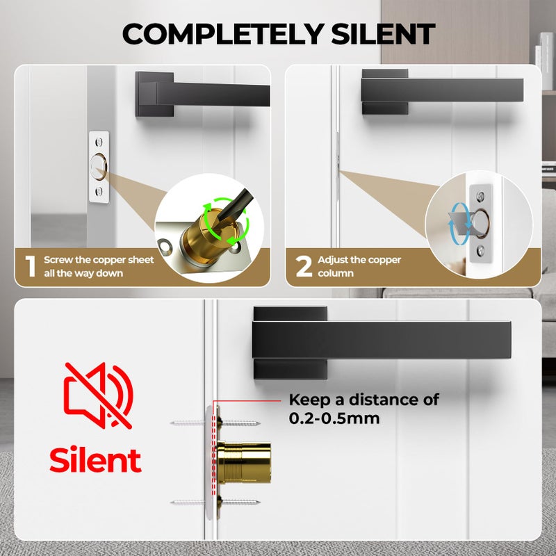 Tonitrui Silent Ball Catch, Adjustable Strong Magnet Door Catchï¼ŒUsing Noise Free, Replacing Door Ball Catch, with Identical Installation Dimension(2 Pack, Silver) - Image 3