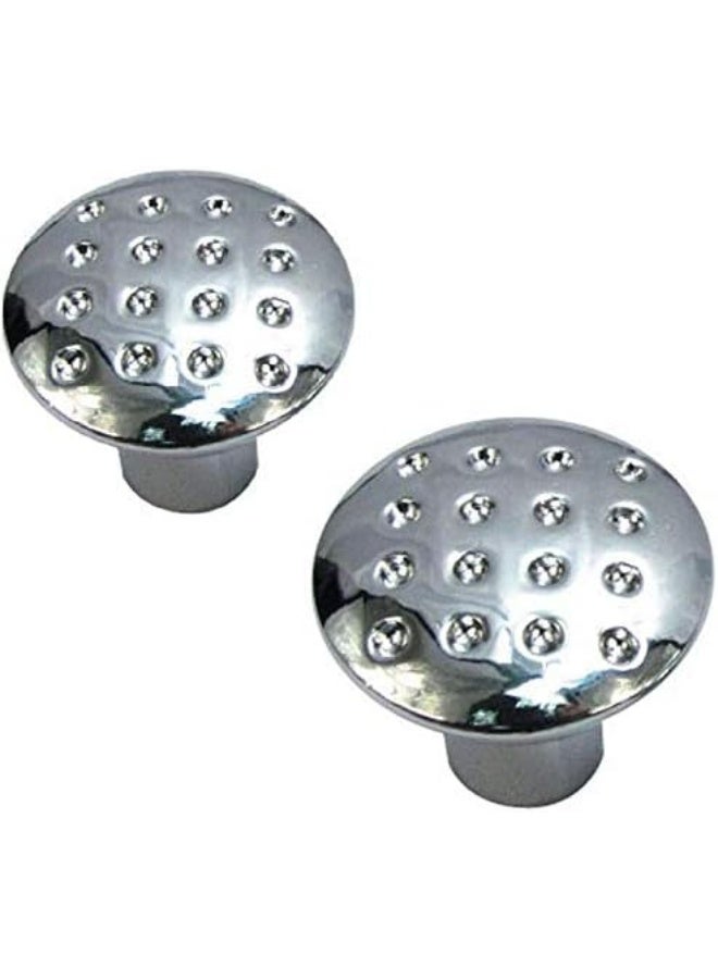 نيوجيرسي مقبض سحب معدني من NJM منقط بمسامير للخزانة الخشبية، مقبض خزانة، مقبض خزانة، قطعتان - Image 1