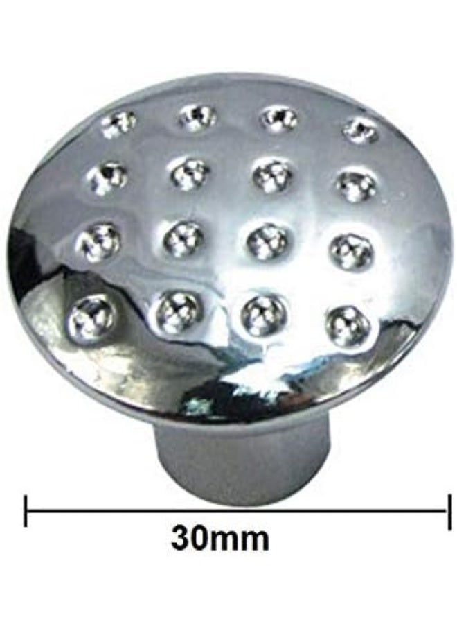 نيوجيرسي مقبض سحب معدني من NJM منقط بمسامير للخزانة الخشبية، مقبض خزانة، مقبض خزانة، قطعتان - Image 2