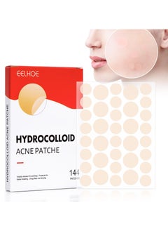 EELHOE 144 Patches Hydrocolloid Acne Patch, Invisible Makeup Closed Acne Patch,  Net Waterproof Breathable Acne Muscle Repair Patch, Effective for Blackheads, Whiteheads, and Closed Comedones  - Image 1