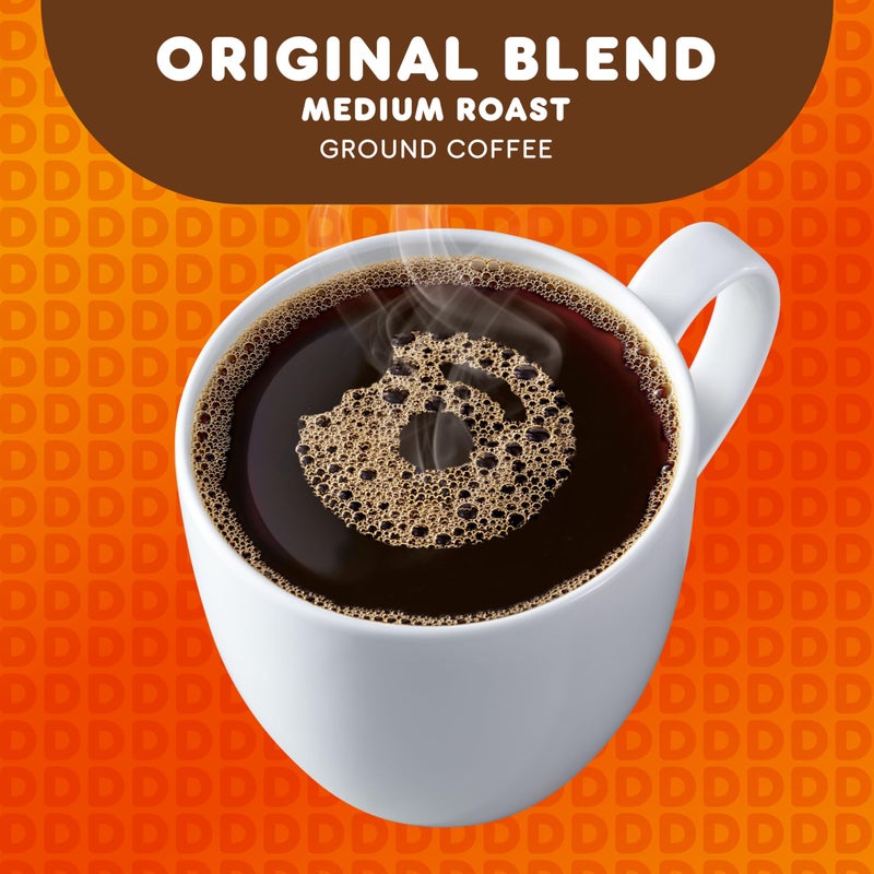 Dunkin' Original Blend Medium Roast Ground Coffee, 12 Ounce - Image 2