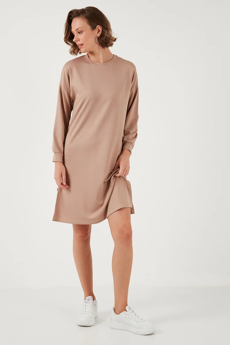 Lela Modest Oysho Fabric Relaxed Fit Slit Tunic Women's Tunic 5865878