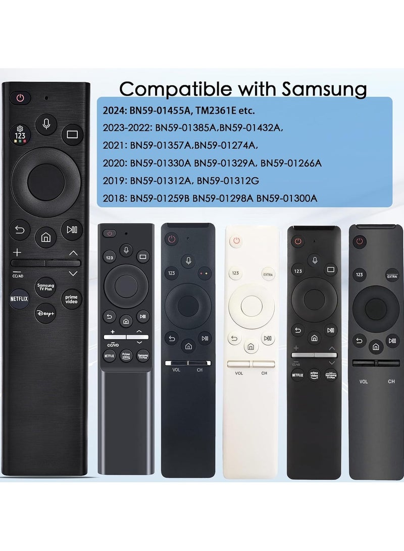 Remote Control Replacement for Samsung Smart TV (No Voice Function),Compatible with Most 2018 to 2024 Smasung Crystal UHD QLED The Frame QLED 4K 8K Smart TVs(BN59-01385A/BN59-01385B)  - Image 3