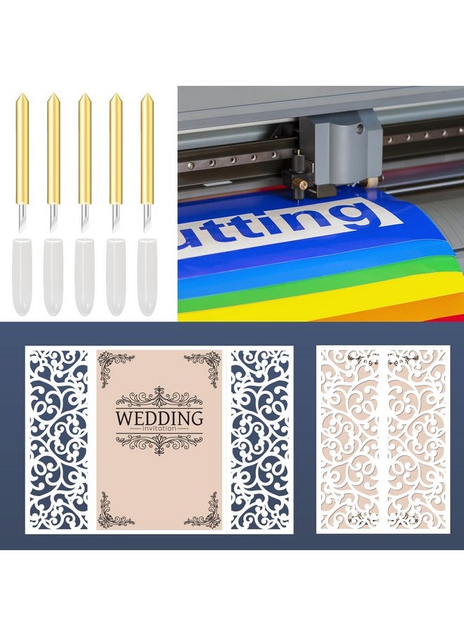 لوكسيف شفرة ذات رأس رفيع ممتازة 20P، شفرة ذات رأس رفيع Luxiv لشفرة القطع Cricut Explore Air 1/2/3، شفرات بديلة لـ Cricut Maker، Maker 3 لقطع الورق المقوى الرقيق، والفينيل، والملصقات، والأفلام (20)  - Image 5