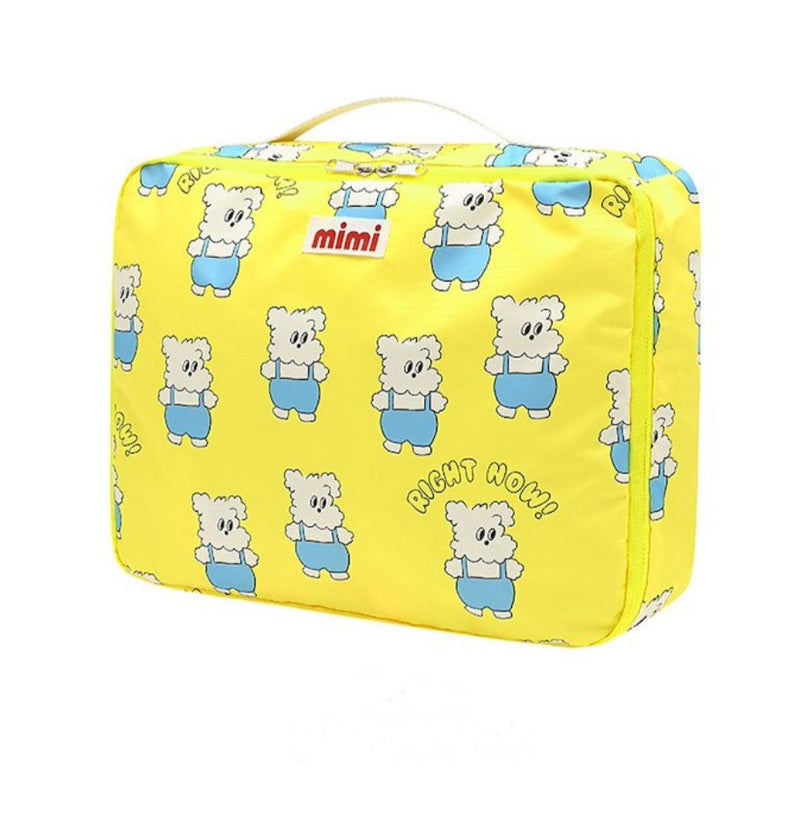 Ins Korean Style Cartoon Printed Portable Baby Toy Clothes Storage Bag For Outgoing Travel Large Capacity Bag Travel Bag - Image 1
