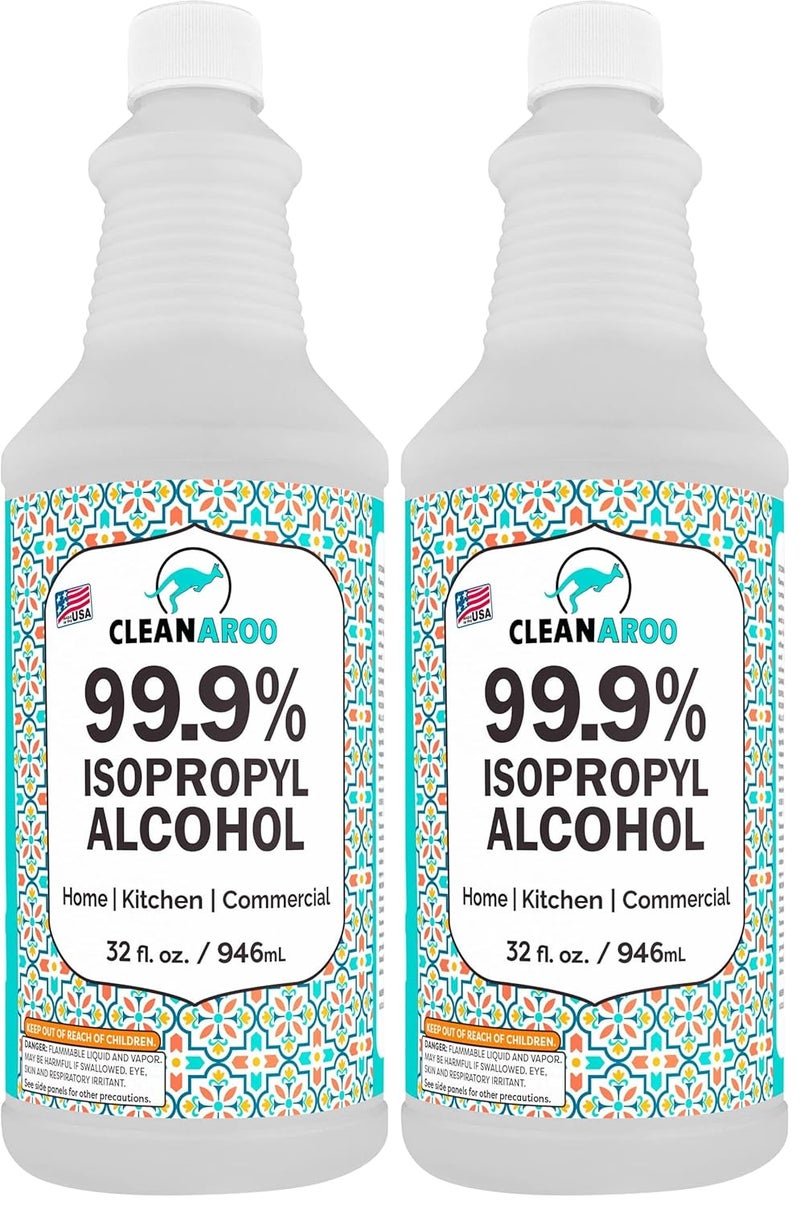Isopropyl Alcohol 99.9% (32oz) (Pack of 2)