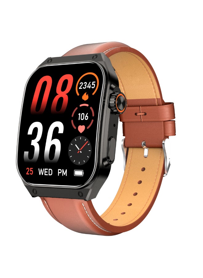 KENNETH SCOTT Unisex Silicone & Leather Smart Watch KCRV9-XSBBE - 40.8 mm  - Image 2