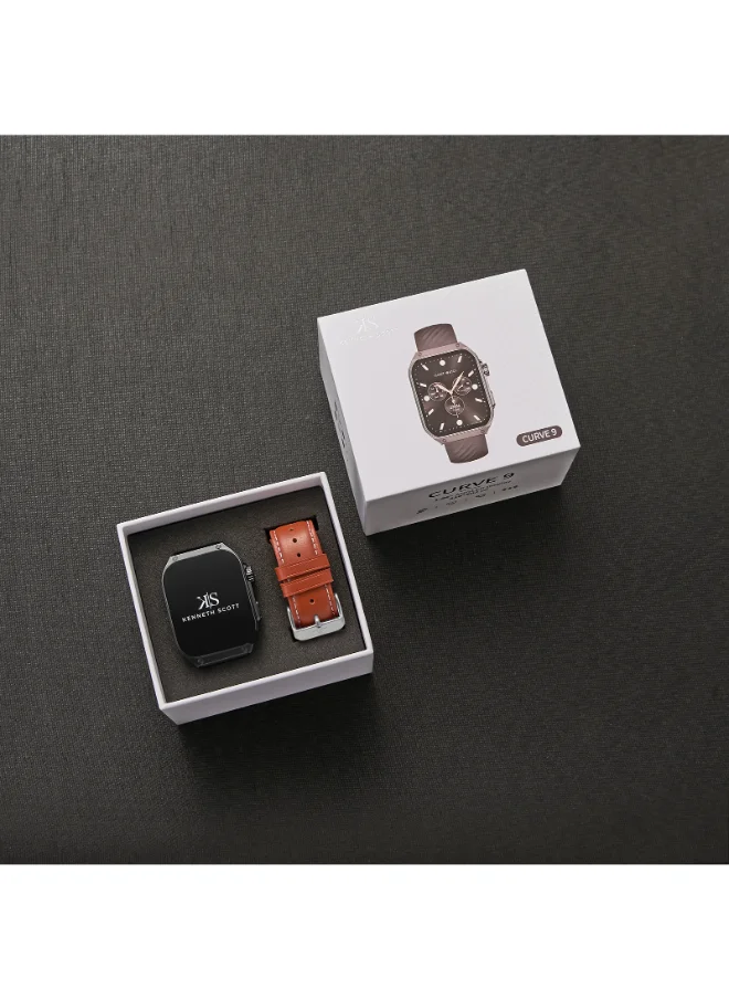 KENNETH SCOTT Kenneth Scott Unisex 's Multi Color Dial Smart watch - KCRV9-XSBBE