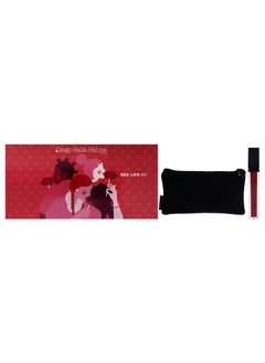 Diego dalla Palma Diego dalla Palma Red Lips Kit  Contains A Push Up Lip Gloss Lip Liner And A Pouch  Lips Appear Fuller Softer And Smoother  For Remarkably Beautiful Full Lips  Enhances The Lip Volume  3 Pc 