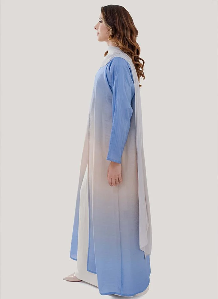 Nasab Art Light linen abaya