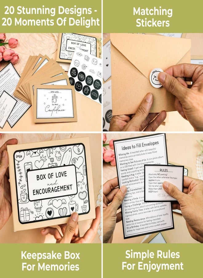 STOFINITY Open When Envelopes For College Student - High School Graduation Gift Card Book 2025, Open When Letters For Boyfriend, Colleges Survival Kit Going To College Gifts For Her, Him, Daughter - Image 3