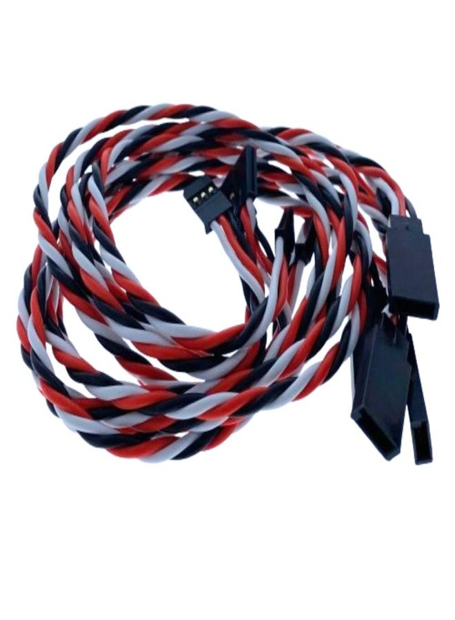 BackBay R/C Twisted 20awg Servo Extension Wire - 100 Strands for RC Vehicles, Drones, E-Bikes - 6 Lengths / 5 Cables per Pack (45CM / 18in / 1.5ft) - Image 3