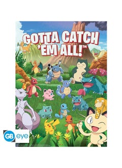 ABYstyle ABYstyle Pokemon Environments X4 Set 2 Chibi 52x38 Posters  - Image 3