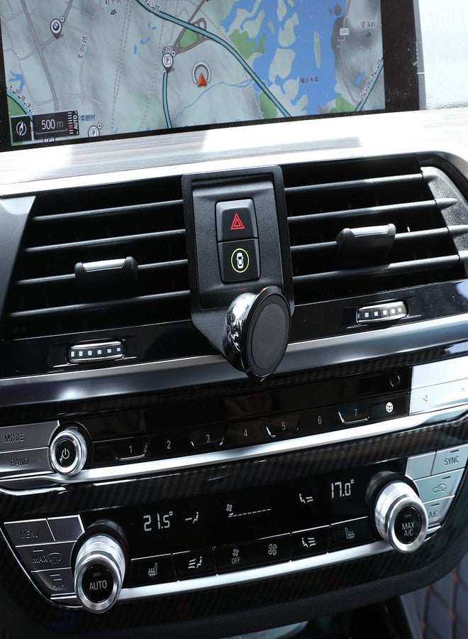 LLKUANG 360-Degree Rotary Cell Phone Holder Mobile Phone Mount for BMW X3 X4 G01 G02 2018-2020 Black - Image 5