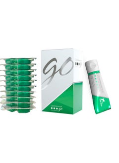 Opalescence Opalescence GO 15% (10 Treatments) Original Prefilled Teeth Whitening Trays w/Travel Whitening Toothpaste 1.0 Oz. Hydrogen Peroxide - Cool Mint - Made by Ultradent.  - Image 1