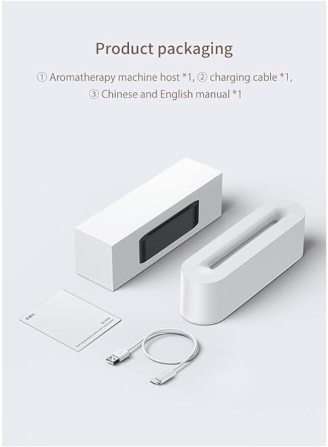 Fireplace Flame Diffuser by AlphaDesignLuxe, Aromatherapy Essential Oil Diffuser (JS119), 150ml Cool Mist Ultrasonic Humidifier. (White)  - Image 5