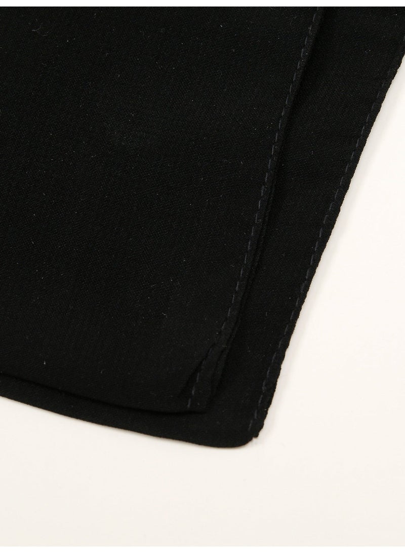 Single Layer Niqab, Soft Chiffon Muslim Veil Face Cover, One Layer Nose Piece, Hijab Prayer Face Mask for Women Men - Image 5