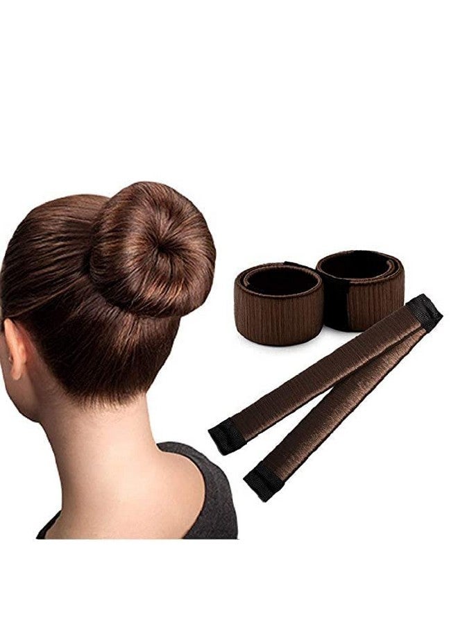 CHRONEX Pack of 5, Hair Styling Donut Bun Maker Former Foam French Twist Magic Tool - Image 4