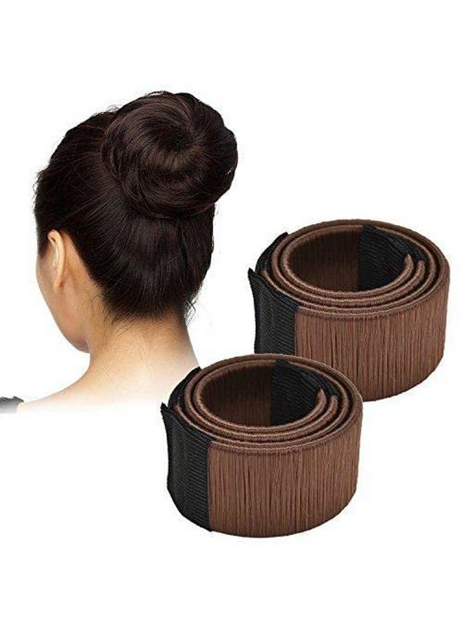 CHRONEX Pack of 5, Hair Styling Donut Bun Maker Former Foam French Twist Magic Tool - Image 3