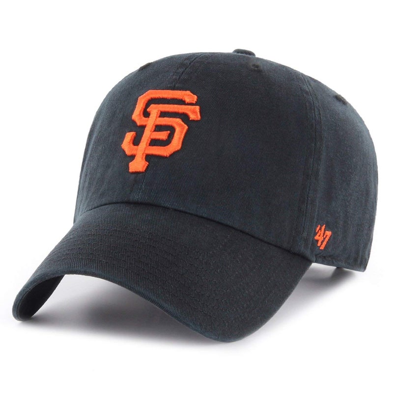 47 MLB San Francisco Giants '47 Clean Up Adjustable Hat, Black, One Size - Image 4