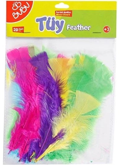 Bu-Bu Colorful Feather 20pcs BUBU-HS0008 