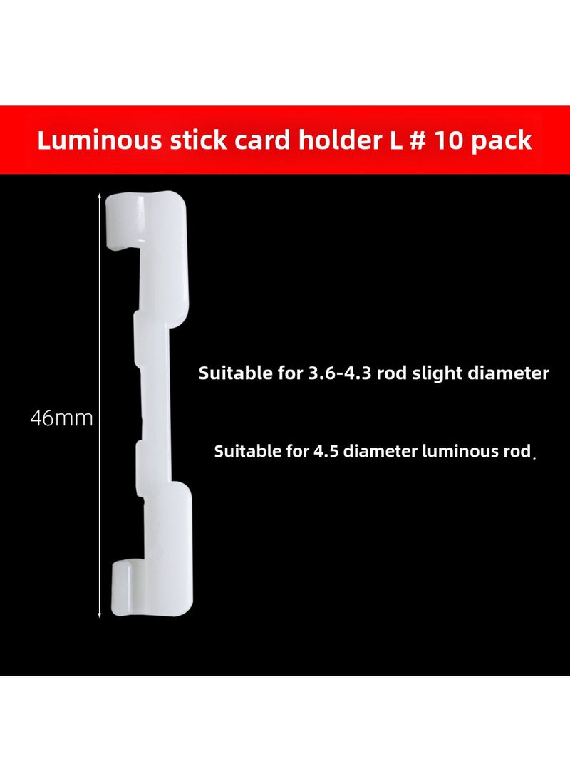 Generic Glow Sticks for Night Fishing 10/20/50 Pack L Card Holder 10 Pack